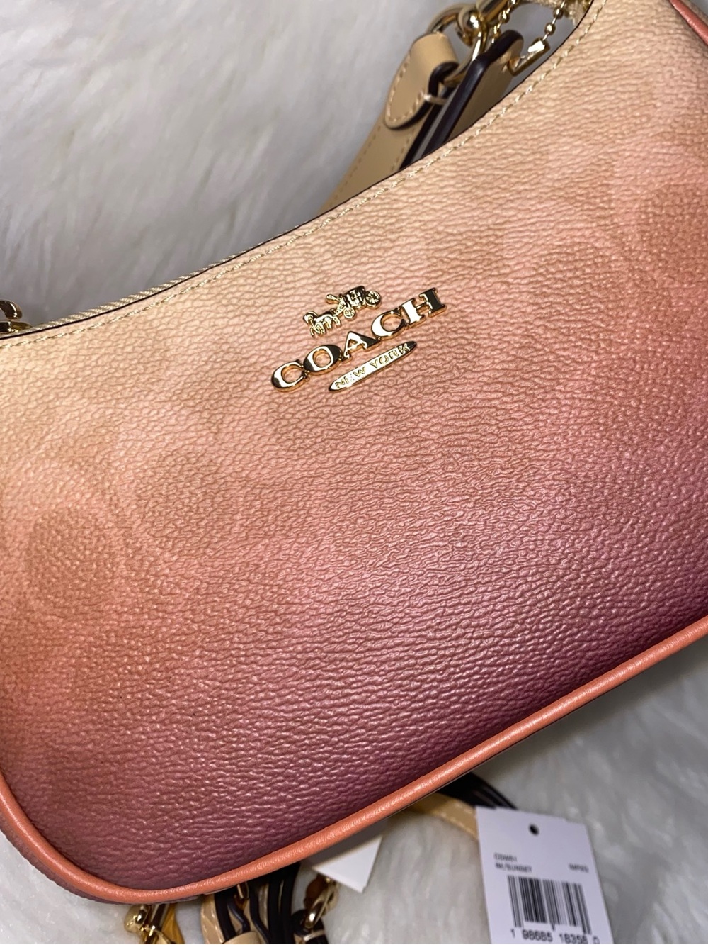 Coach purse Teri Mini Crossbody Bag In Ombre Signature Canvas New - Picture 3 of 15